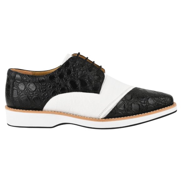 Lucky Mens Croco Lizard Print Genuine Leather Oxford Dress Shoes main image 5